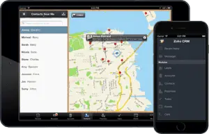 zoho mobile crm apps