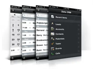 zoho mobile crm apps