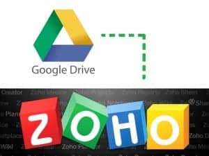 zoho google drive integration logos