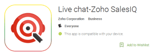 zoho salesiq app chat