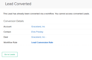 new zoho crm lead convert detail