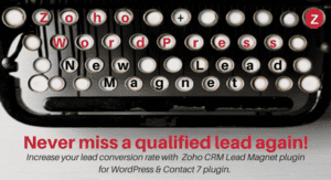 zoho wordpress lead magnet