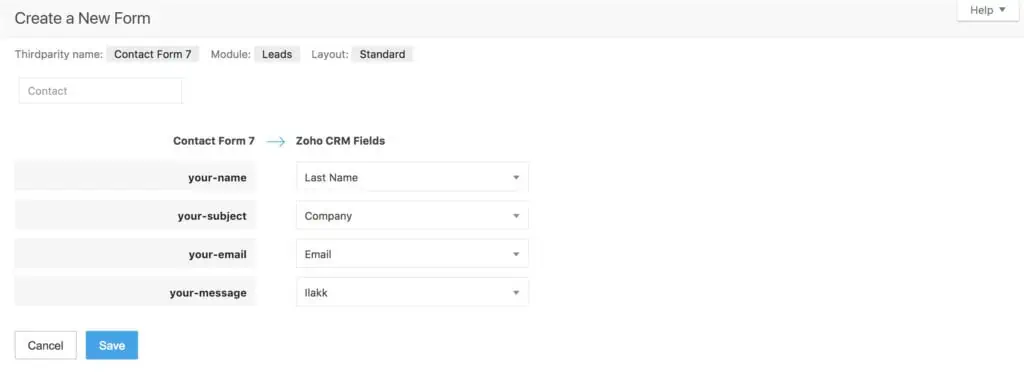 zoho wordpress new lead magnet