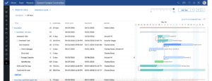 Milestone Gantt in Zoho Projects Screenshot