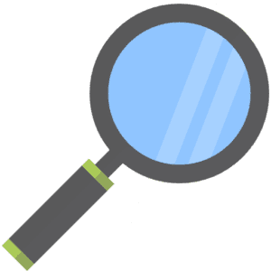 ZBrains Zoho Magnifying Glass Icon