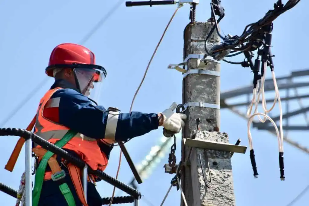 electrician at work