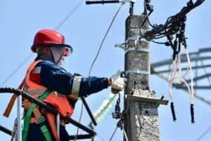 electrician at work