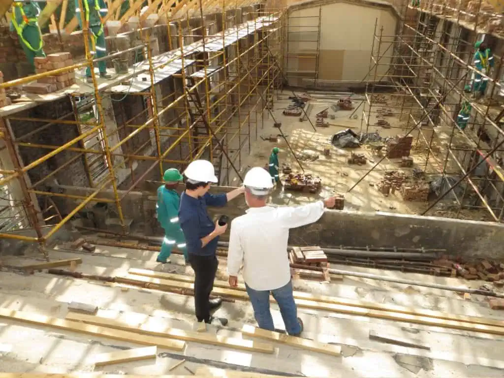 construction foreman on site