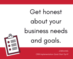 CRM Implementation Tip #1