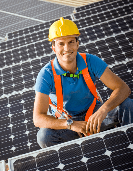 Solar panel installation contractor