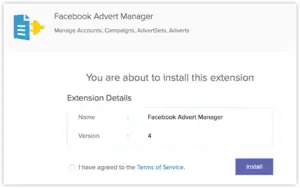 ZBrains Zoho FB Advert Manager Screenshot 1
