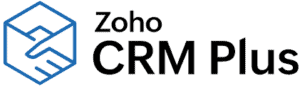 Zoho CRM plus logo.